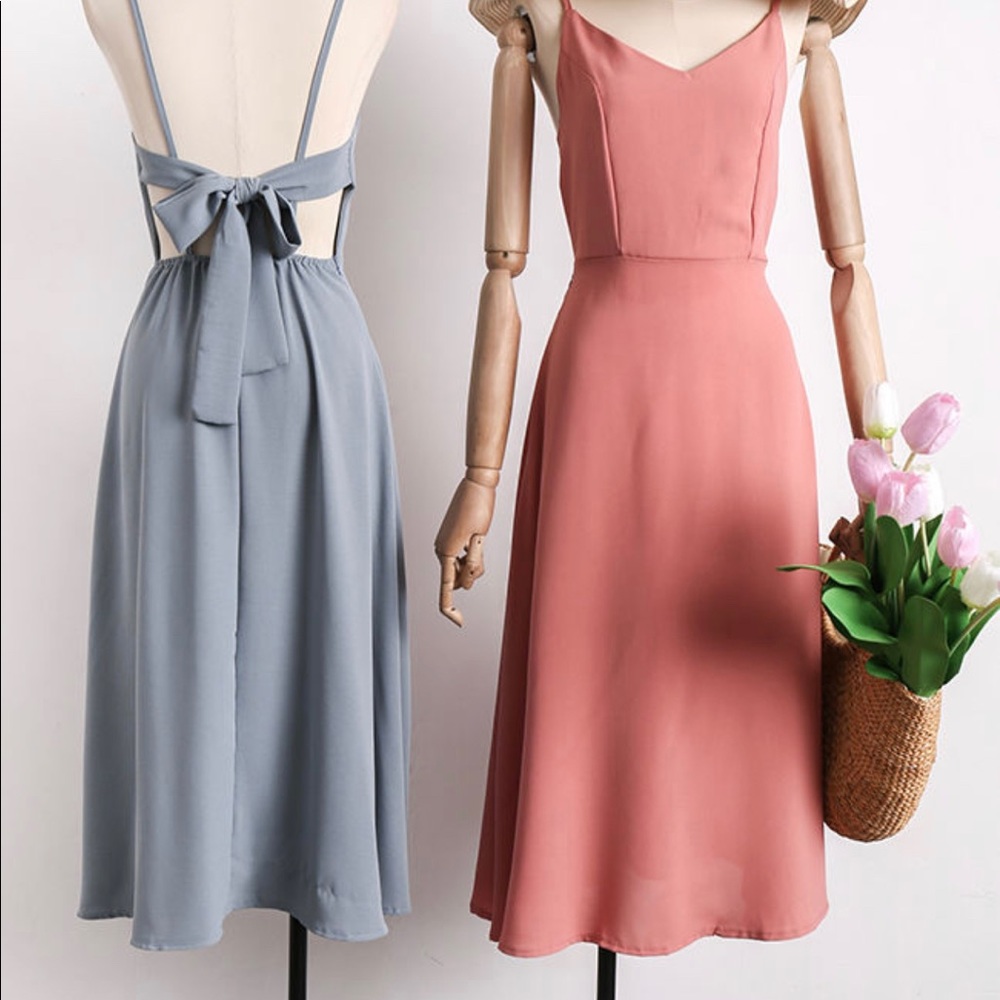 Baby blue sundress